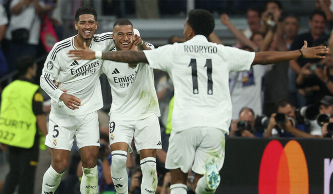 Kylian Mbappé Jude Bellingham Rodrygo Real Madrid