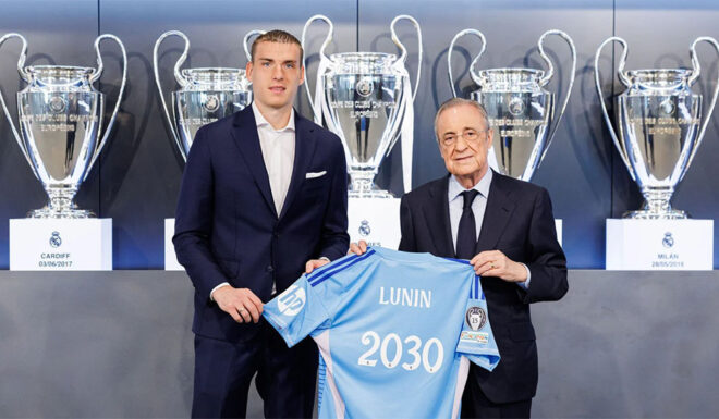 andriy lunin real madrid 2030