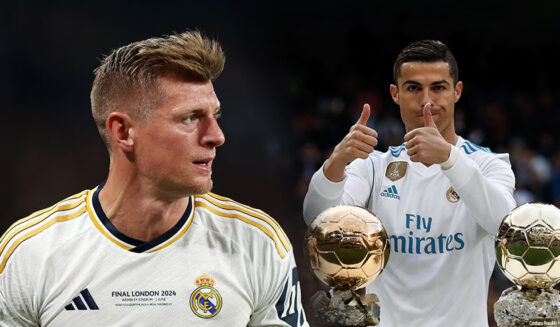 Toni Kroos Cristiano Ronaldo Real Madrid
