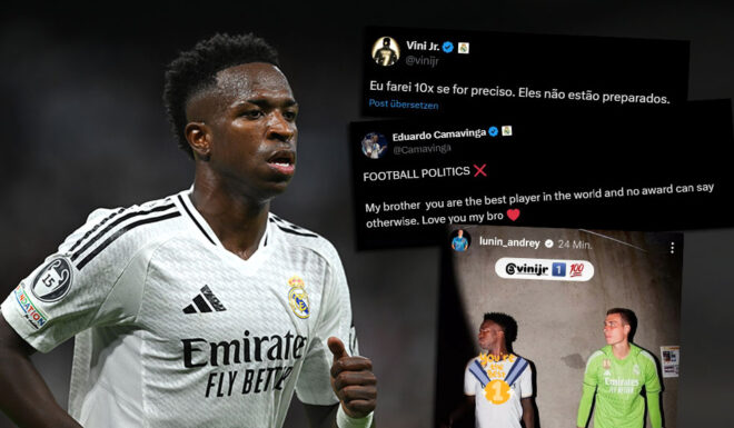 Vinícius Júnior Real Madrid Ballon d'Or