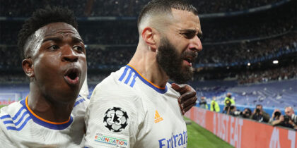 Vinícius Júnior Karim Benzema Real Madrid