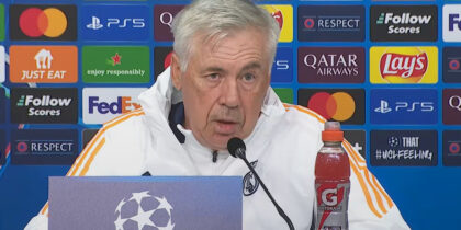 Carlo Ancelotti Pressekonferenz Lille