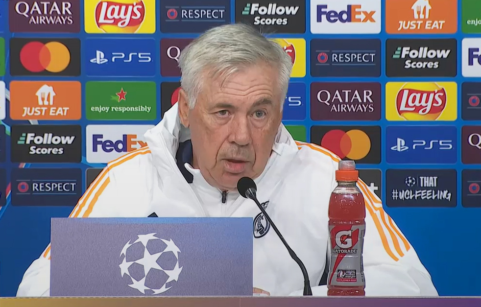 Carlo Ancelotti Pressekonferenz Lille