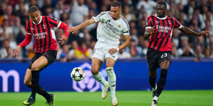 Kylian Mbappé Real Madrid AC Milan Champions League