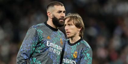 Karim Benzema Luka Modric Real Madrid