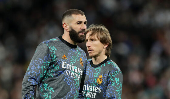 Karim Benzema Luka Modric Real Madrid