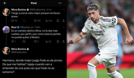 Federico Valverde Mina Bonino Real Madrid