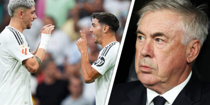 Federico Valverde, Brahim Díaz, Carlo Ancelotti