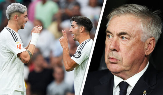 Federico Valverde, Brahim Díaz, Carlo Ancelotti