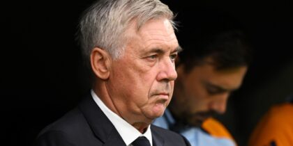 Carlo Ancelotti Real Madrid vs. CA Osasuna