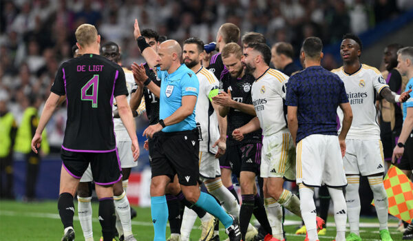 Szymon Marciniak Real Madrid v FC Bayern München