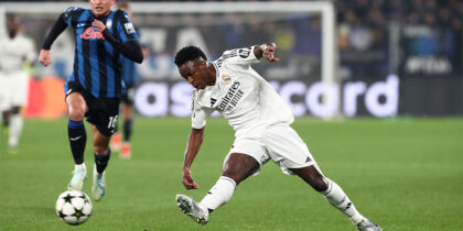 Vinicius Atalanta Real Madrid Champions League
