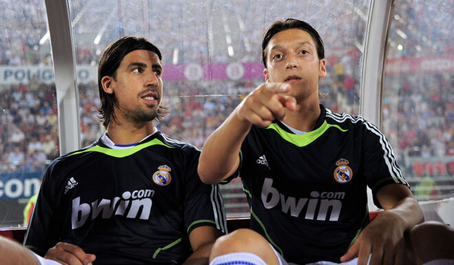 Sami Khedira Mesut Özil Real Madrid