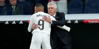 Carlo Ancelotti Kylian Mbappé Real Madrid