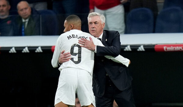 Carlo Ancelotti Kylian Mbappé Real Madrid