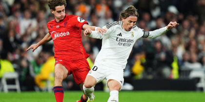 Luka Modric Real Madrid Sevilla