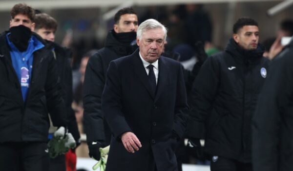 Carlo Ancelotti Real Madrid vs. Atalanta Bergamo