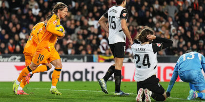 Luka Modric Valencia Real Madrid