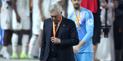 Carlo Ancelotti Real Madrid Barcelona Supercopa