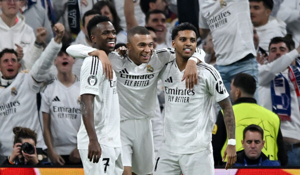 Kylian Mbappé Vinícius Júnior Rodrygo Real Madrid