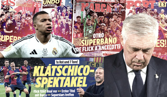 Pressestimmen Real Madrid Supercopa FC Barcelona El Clásico