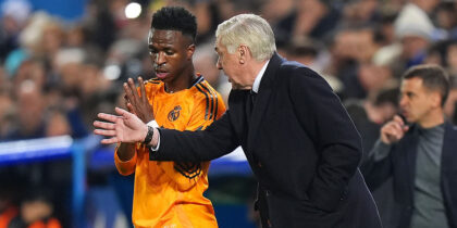 Carlo Ancelotti Vinícius Júnior Real Madrid