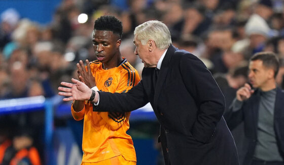 Carlo Ancelotti Vinícius Júnior Real Madrid