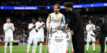Marcelo Real Madrid Bernabéu