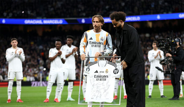 Marcelo Real Madrid Bernabéu