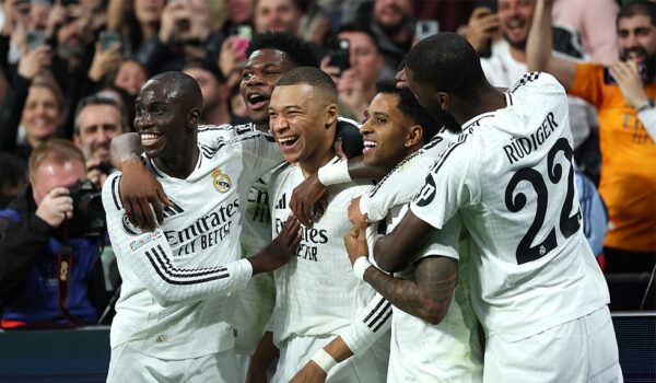 Kylian Mbappé Real Madrid Team Jubel