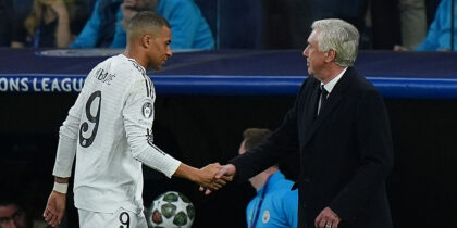 Carlo Ancelotti Kylian Mbappé Real Madrid