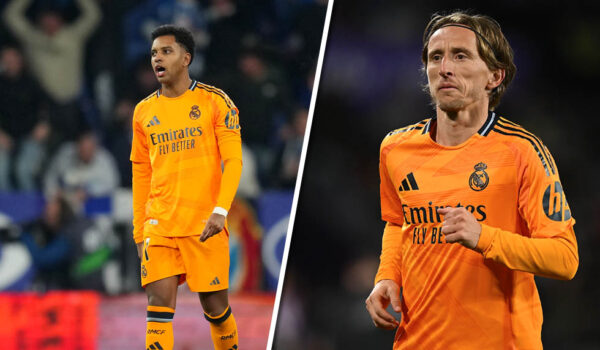 Rodrygo und Luka Modrić, Real Madrid vs. Espanyol