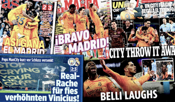 pressestimmen manchester city real madrid playoffs