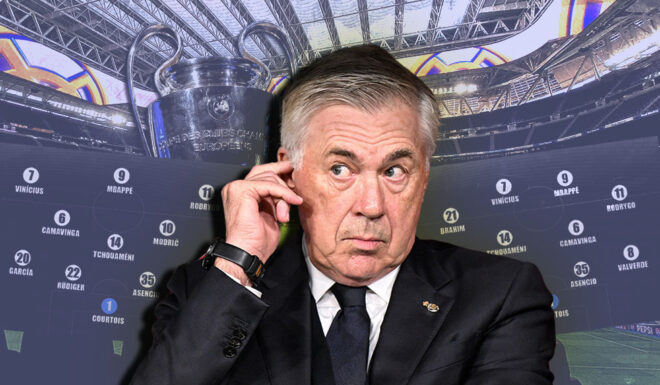Carlo Ancelotti Real Madrid Atlético Champions League Aufstellung