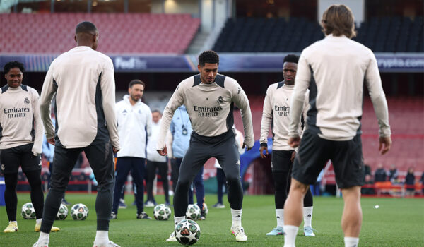 Arsenal Real Madrid Training