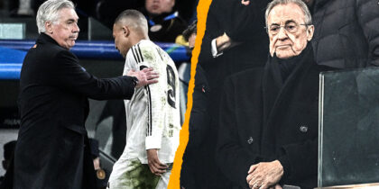 Carlo Ancelotti Kylian Mbappé Florentino Pérez