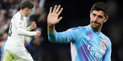 Federico Valverde Thibaut Courtois Real Madrid