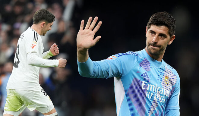 Federico Valverde Thibaut Courtois Real Madrid
