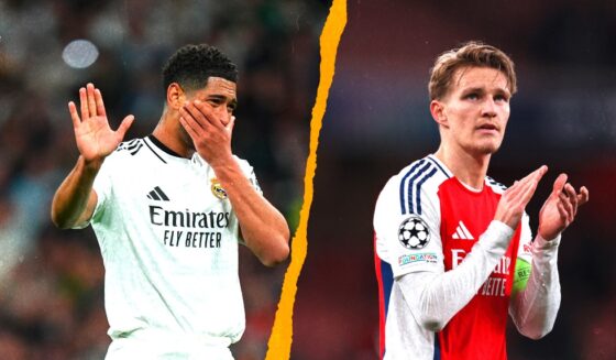 FC Arsenal vs. Real Madrid, Jude Bellingham, Martin Odegaard