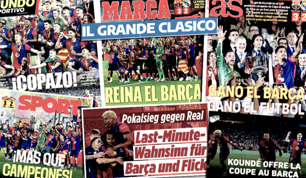 Pressestimmen Real Madrid FC Barcelona Copa del Rey Finale El Clásico