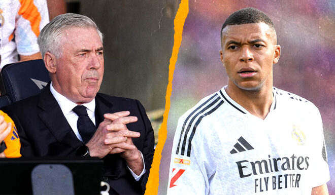 Carlo Ancelotti Kylian Mbappé Carlo Ancelotti Kylian Mbappé