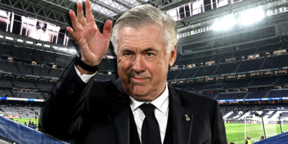 Carlo Ancelotti Real Madrid Bernabéu