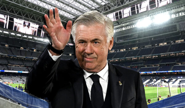 Carlo Ancelotti Real Madrid Bernabéu