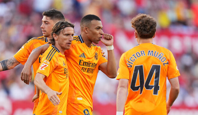 Kylian Mbappé Sevilla Real Madrid