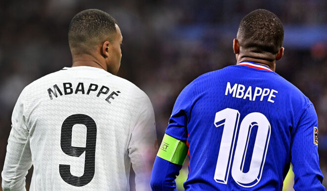 Kylian Mbappé Nummer 9 10 Real Madrid