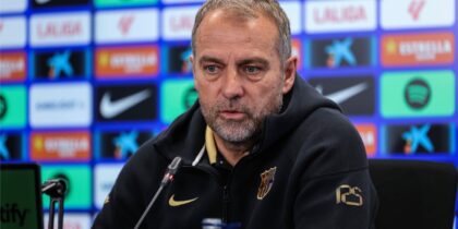 Hansi Flick Pressekonferenz vor Barcelona vs. Real Madrid, 35. Spieltag