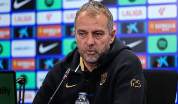 Hansi Flick Pressekonferenz vor Barcelona vs. Real Madrid, 35. Spieltag