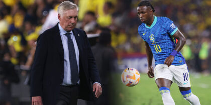 Carlo Ancelotti Vinícius Júnior Brasilien