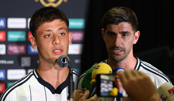 Arda Güler Thibaut Courtois Real Madrid