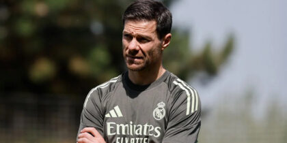 Xabi Alonso Real Madrid Training